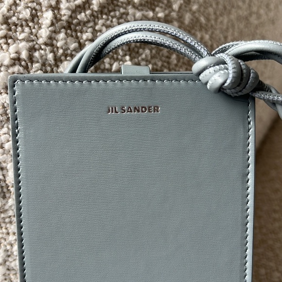 JIL SANDER Pale Blue Phone Holder - Picture 10 of 15